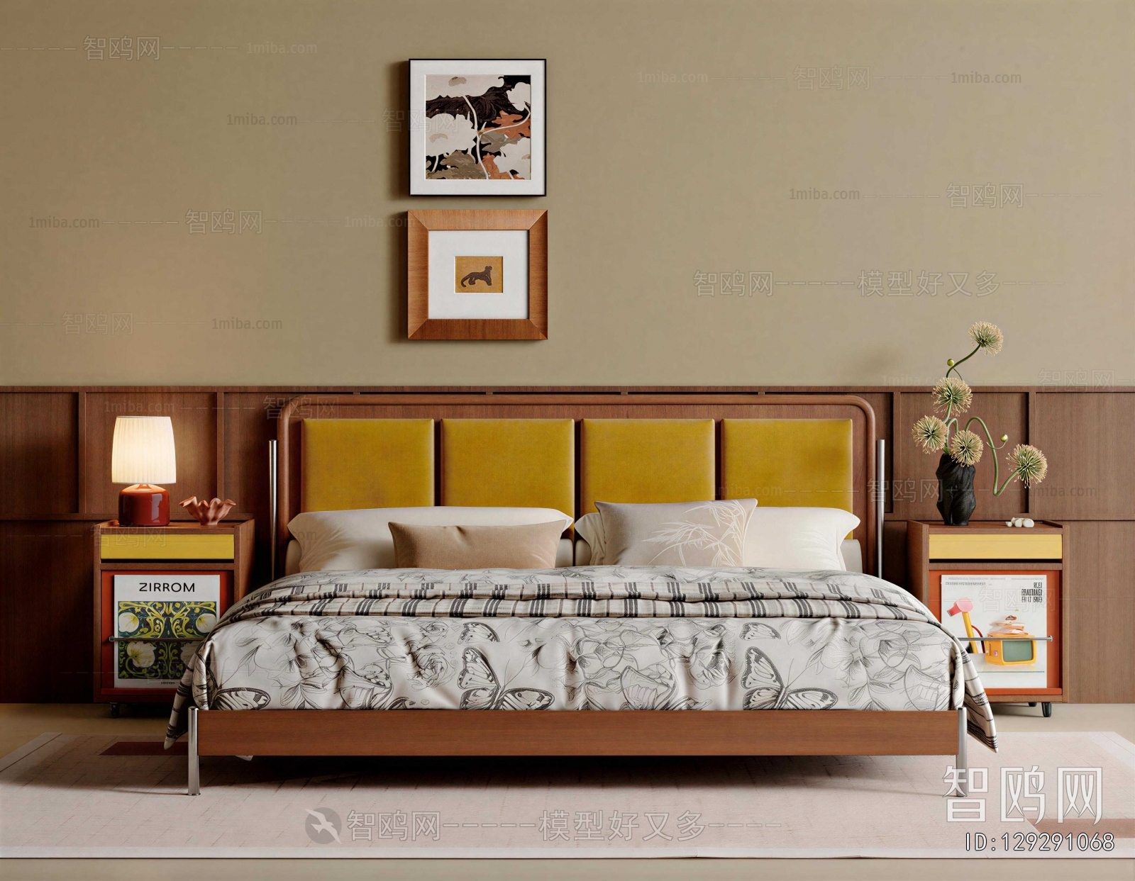 French Style Double Bed