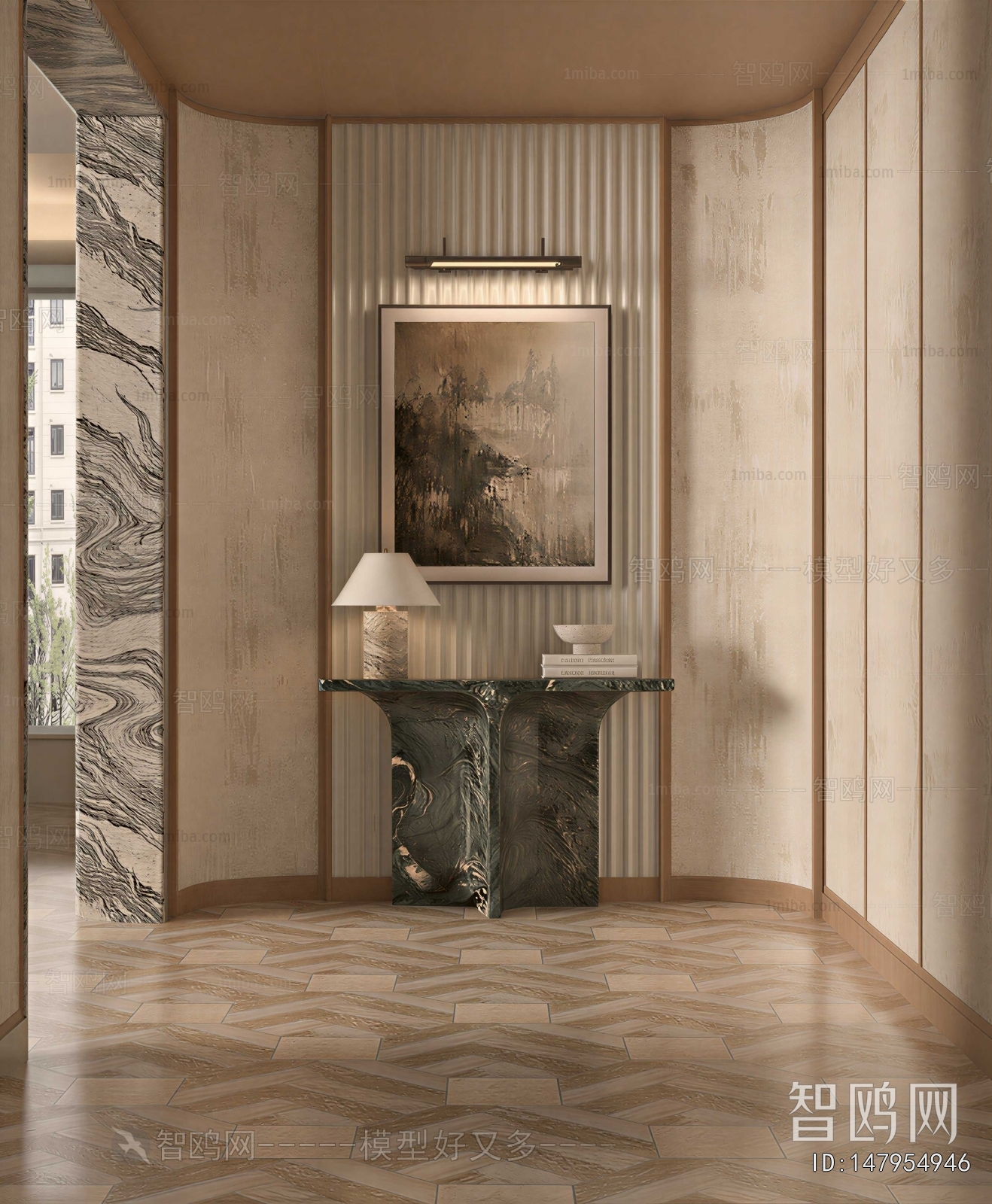 New Chinese Style Hallway