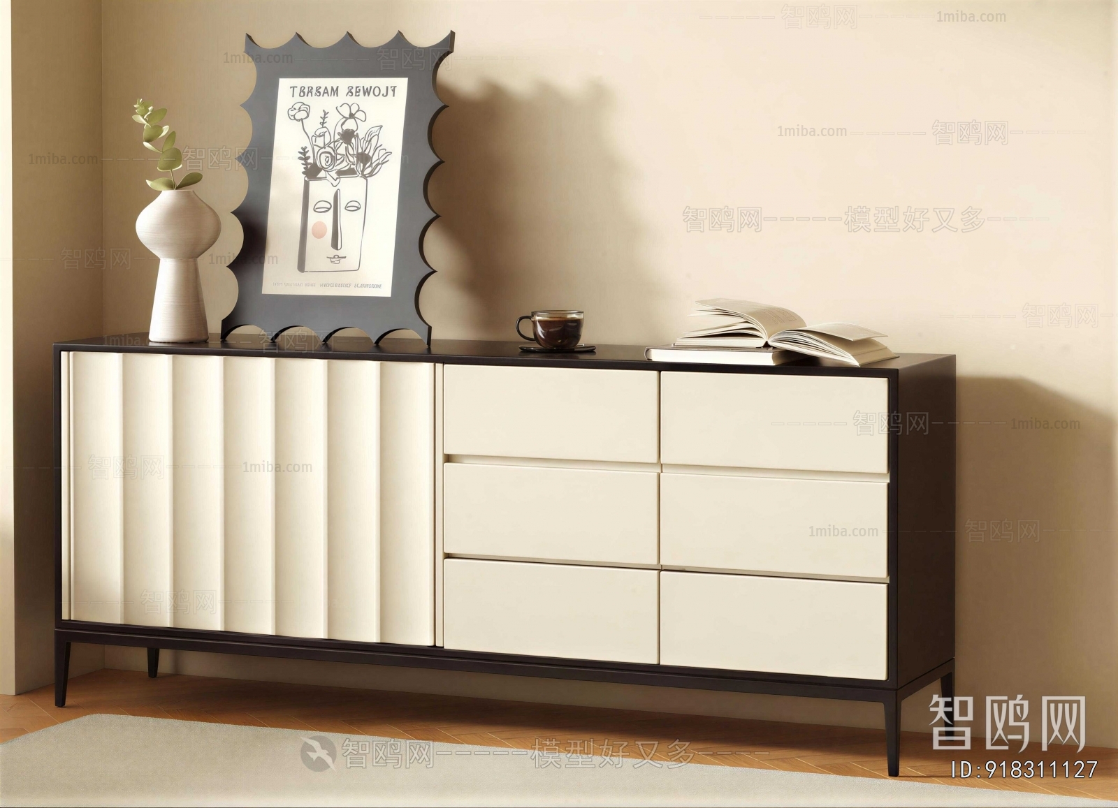 Nordic Style Entrance Cabinet