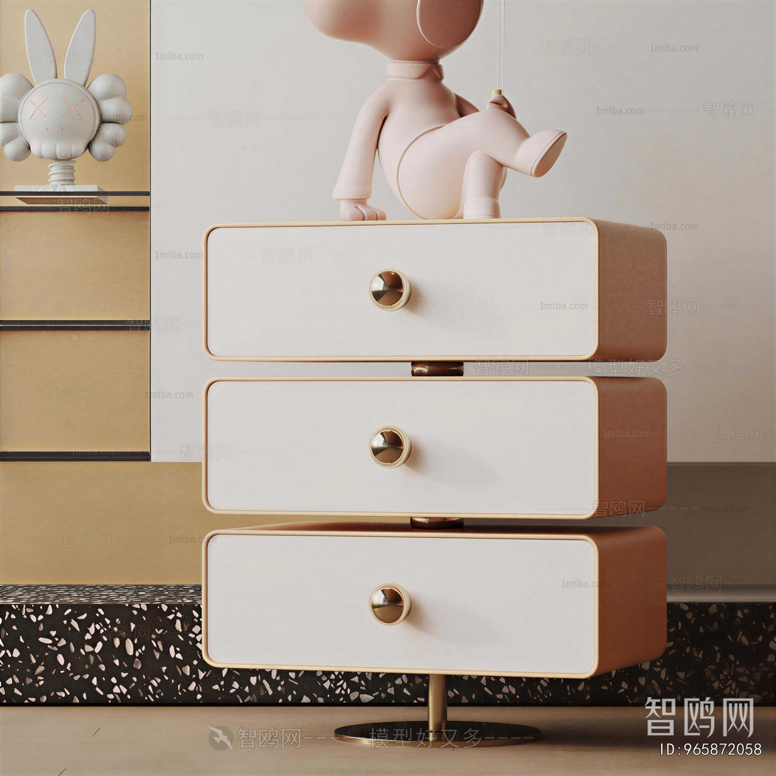 Modern Bedside Cupboard