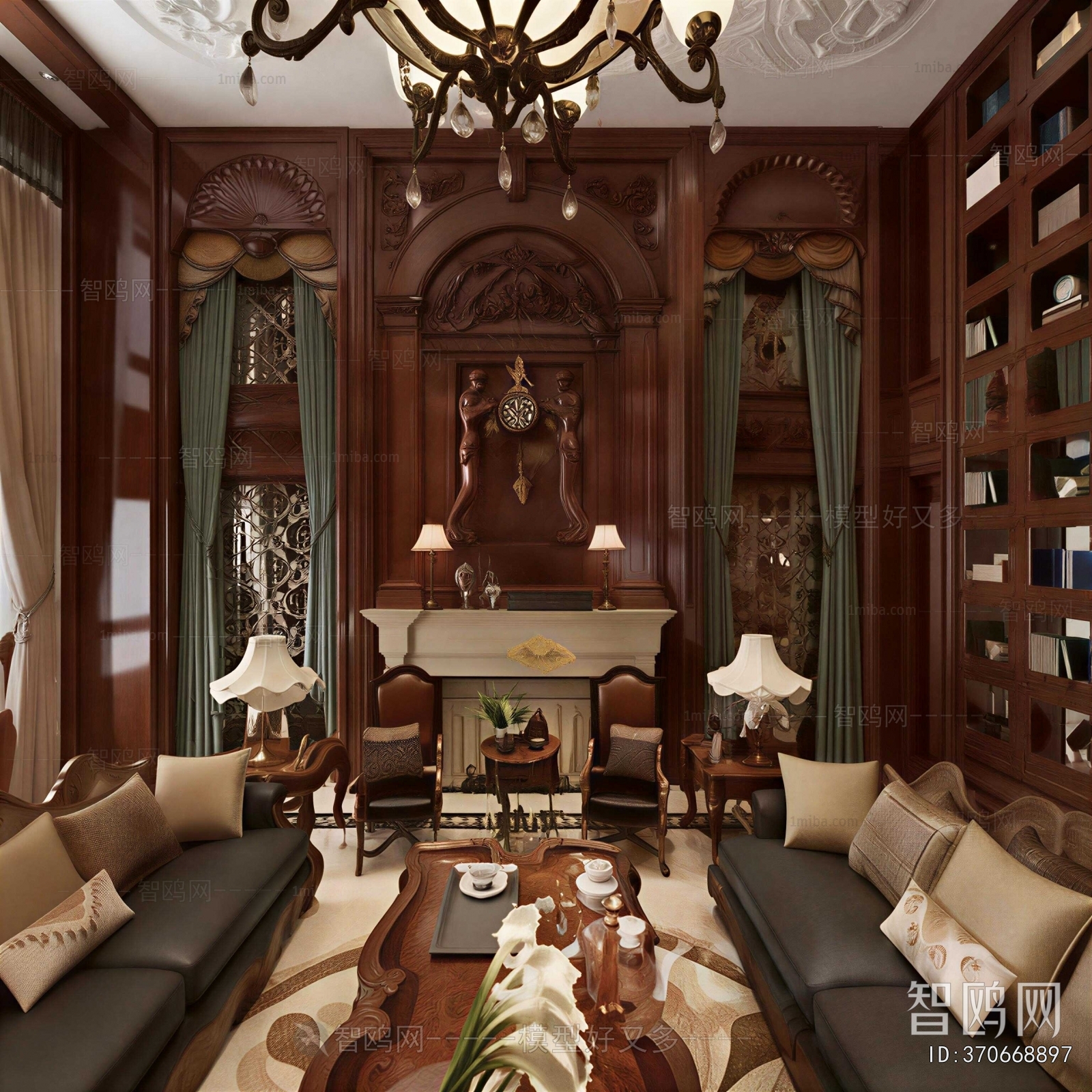 American Style A Living Room