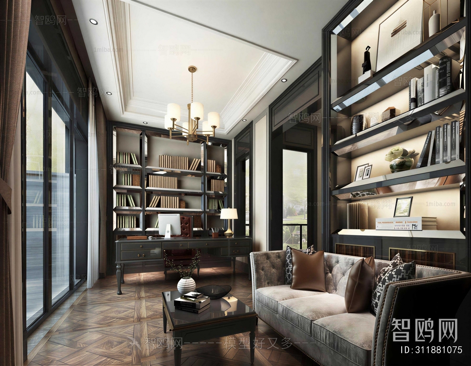 American Style Study Space