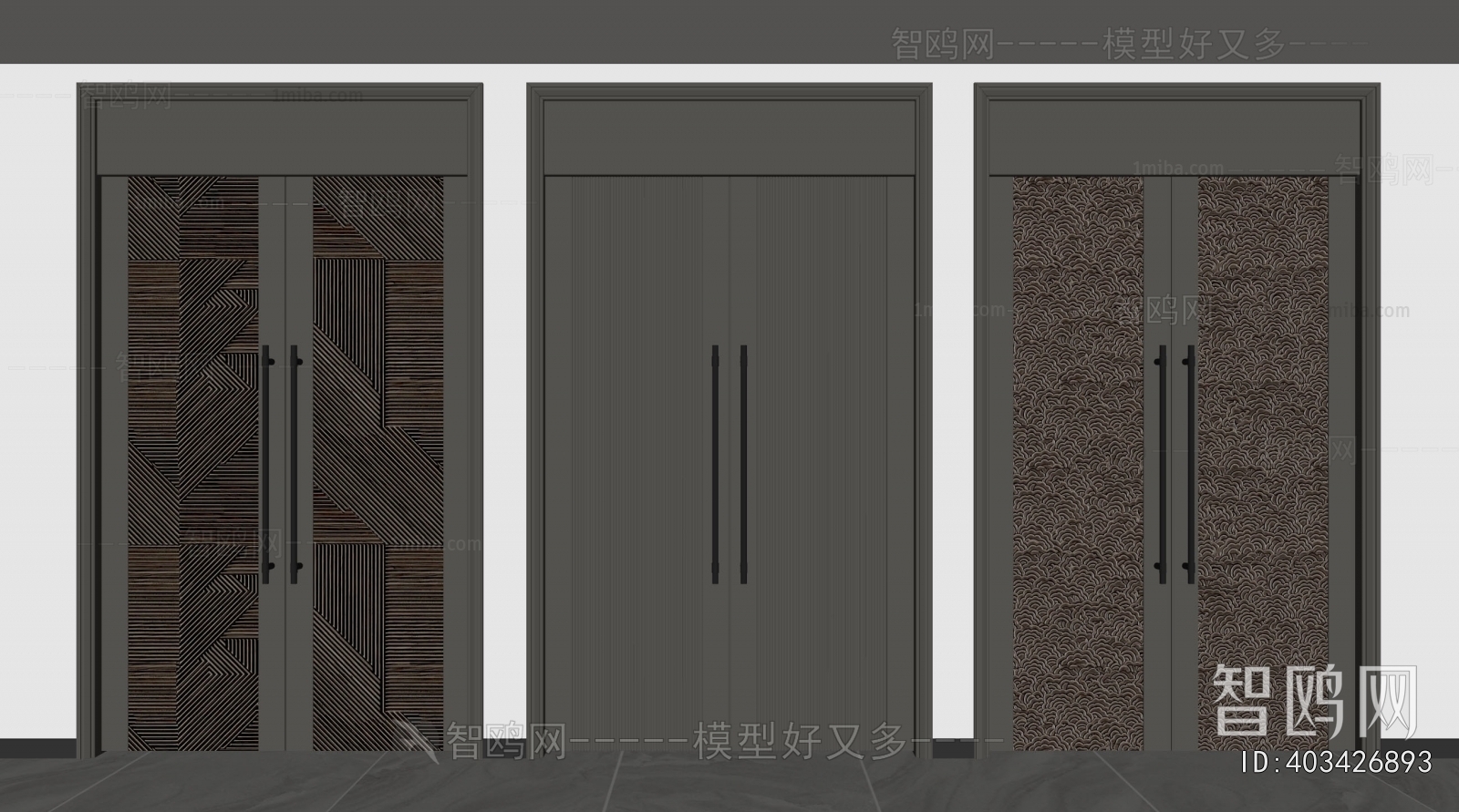 Modern Double Door