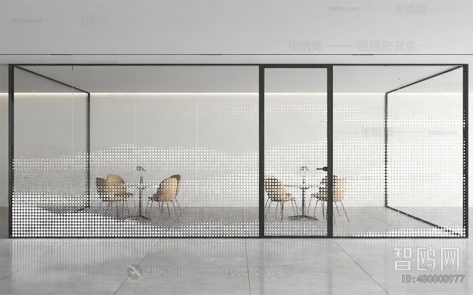 Modern Glass Screen Partition