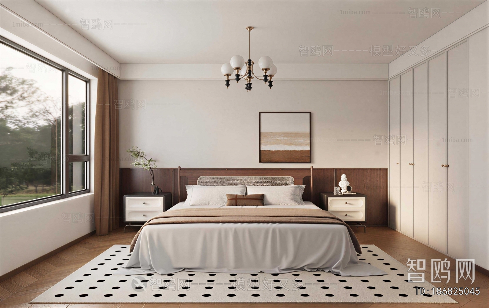 Wabi-sabi Style Bedroom