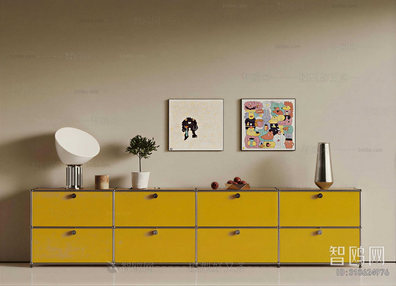 Modern Side Cabinet