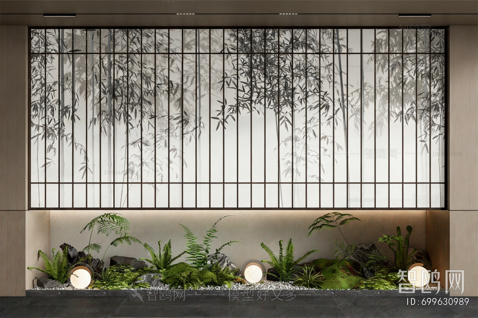 New Chinese Style Plant Landscaping