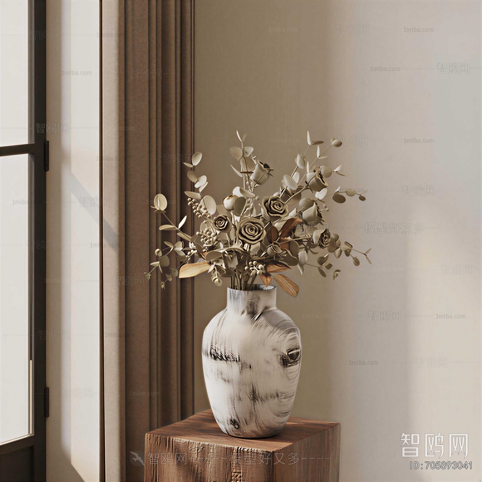 Wabi-sabi Style Dried Branch