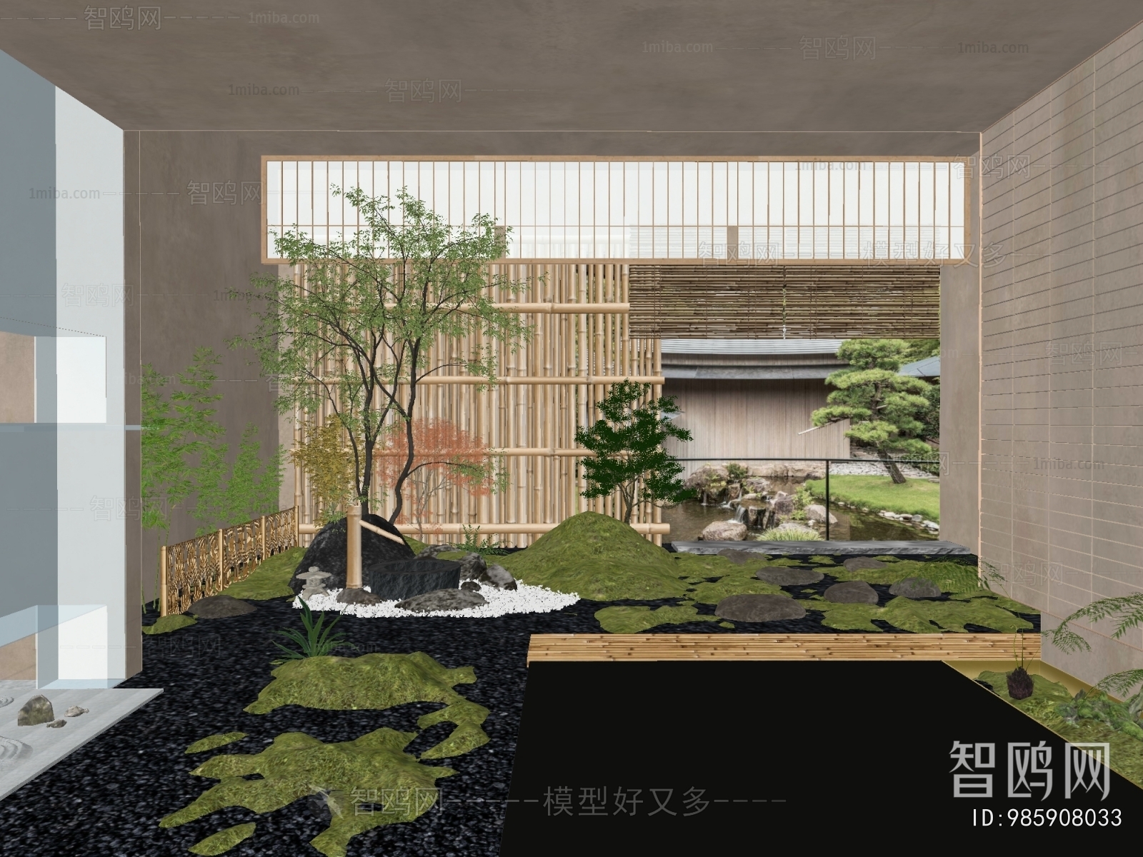 New Chinese Style Courtyard/landscape