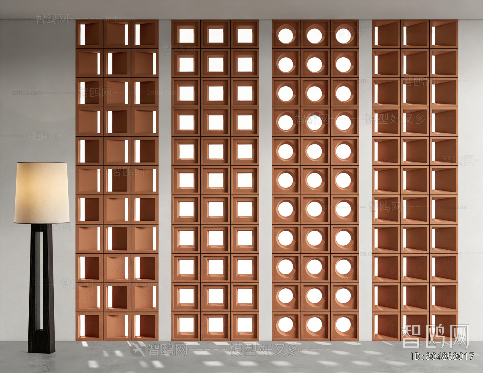 Modern Cement Brick Screen Partition