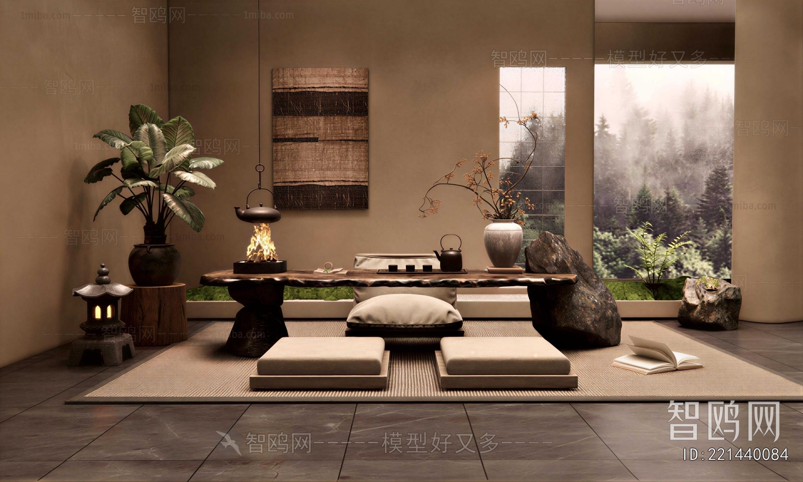Wabi-sabi Style Tea House