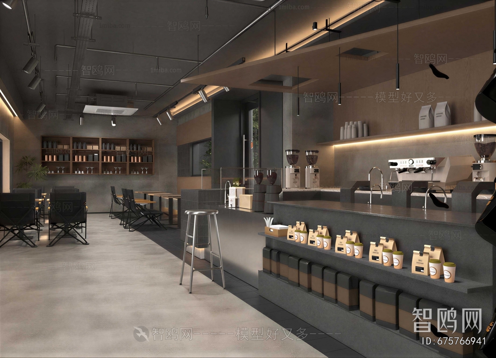 Industrial Style Cafe