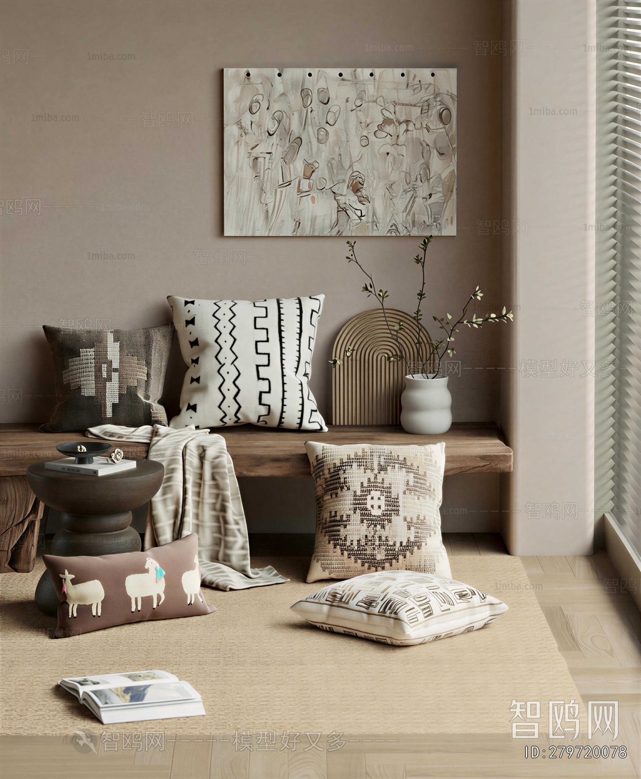Wabi-sabi Style Pillow