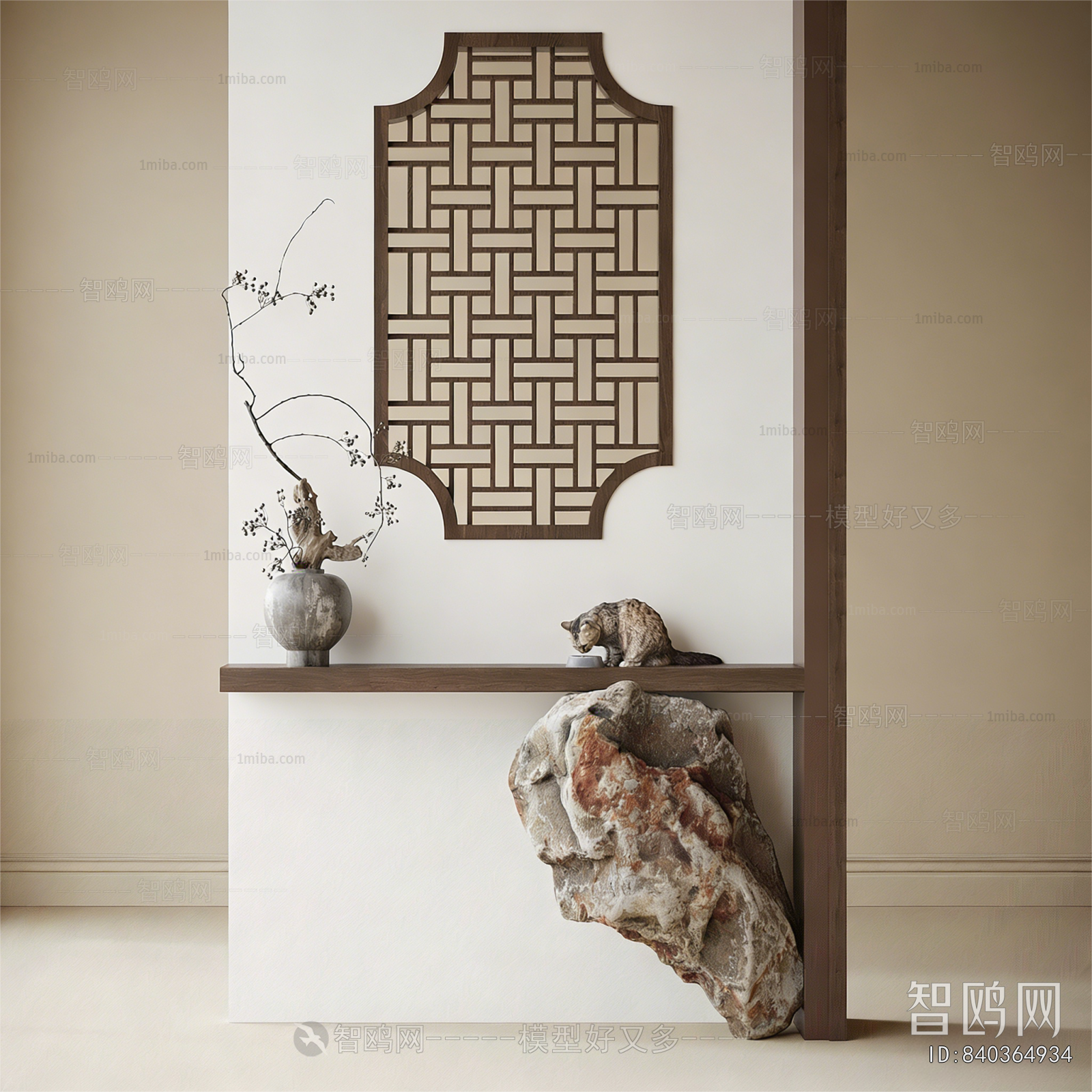 New Chinese Style Hallway