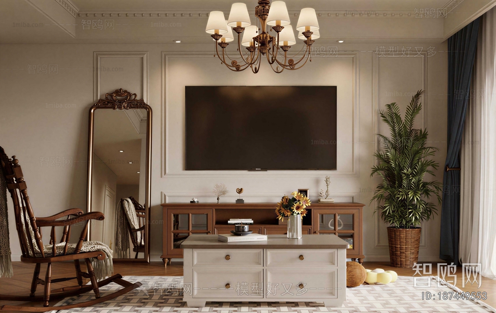 American Style A Living Room