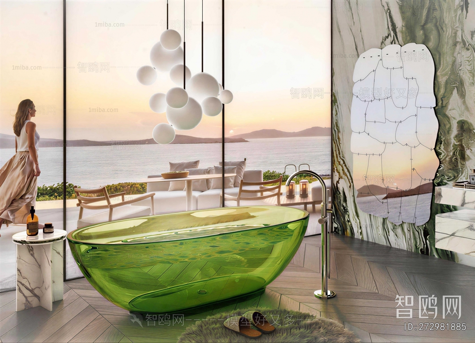 Modern Bathtub