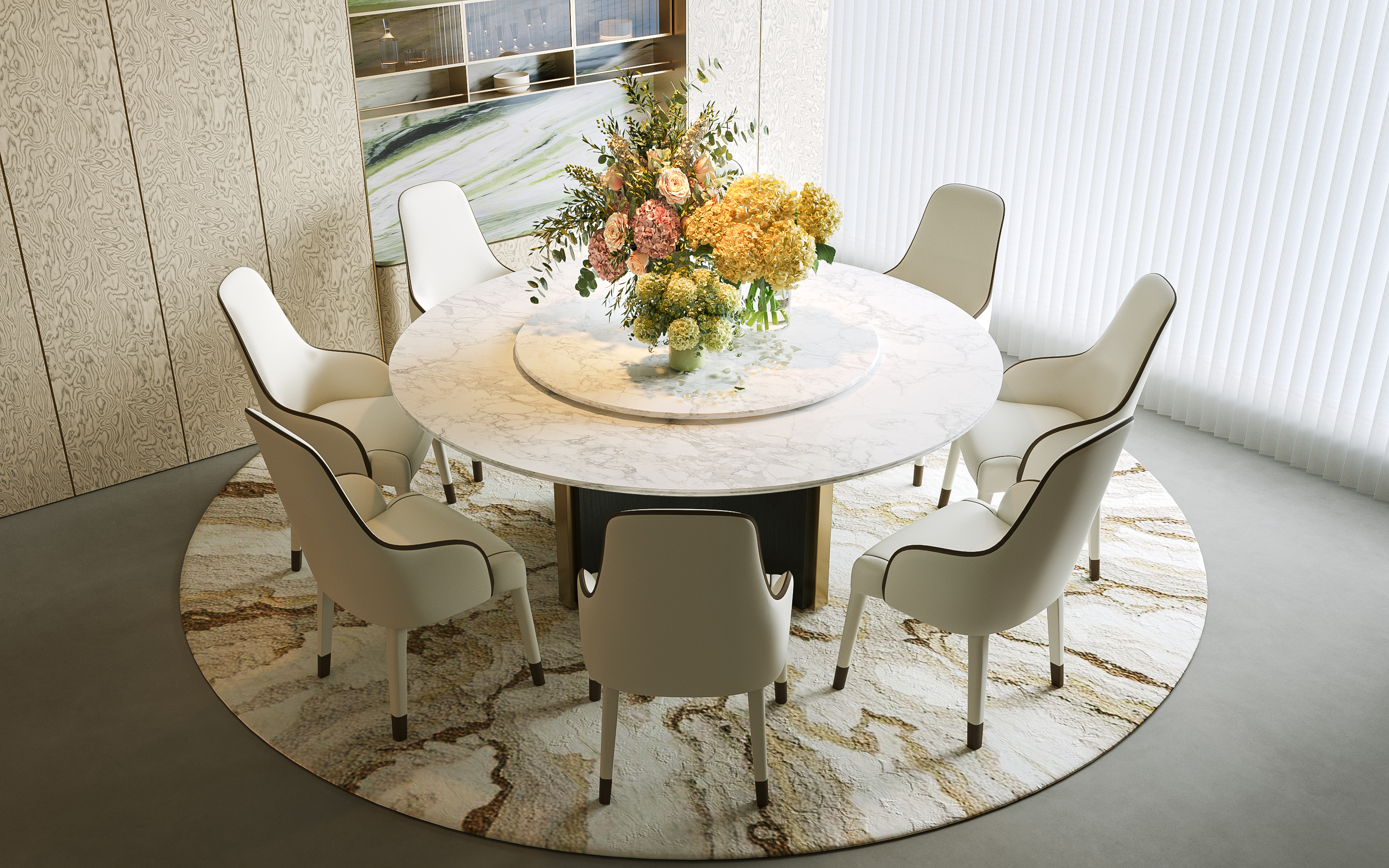 Modern Dining Table And Chairs