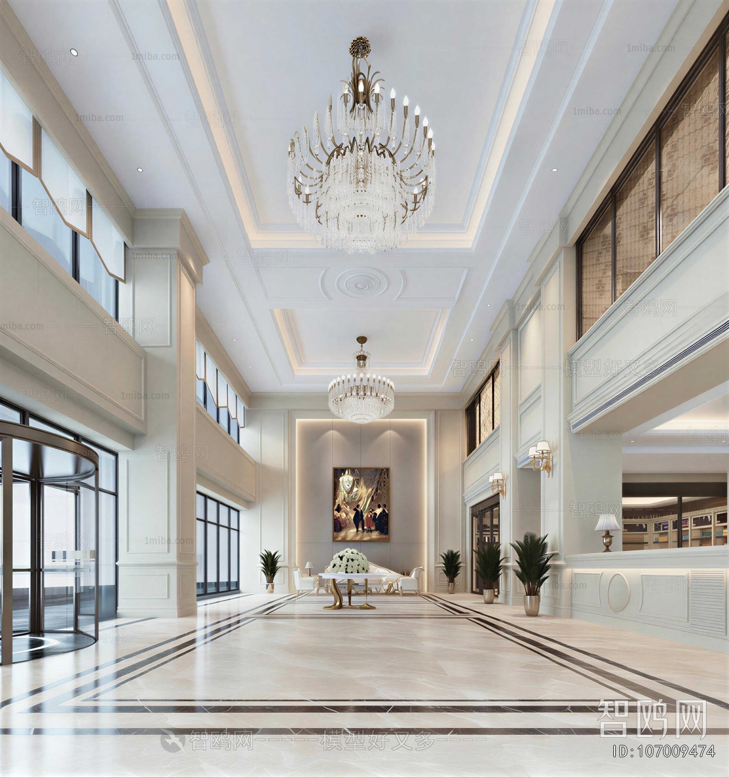 New Classical Style Lobby Hall