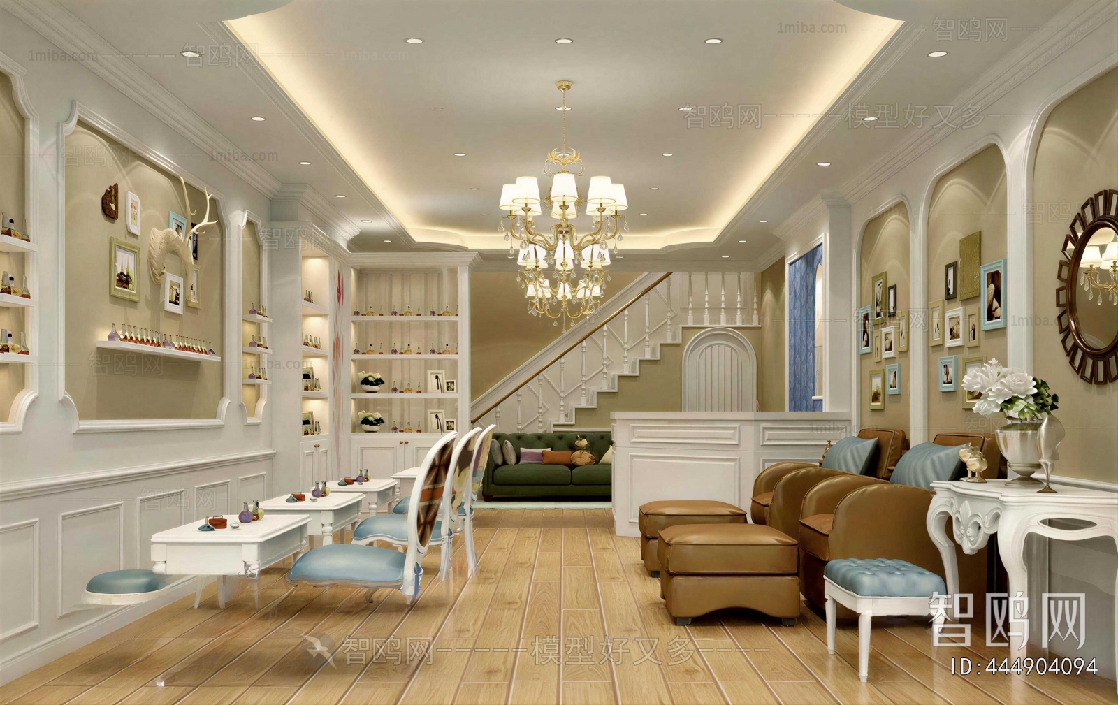 Simple European Style Manicure Shop