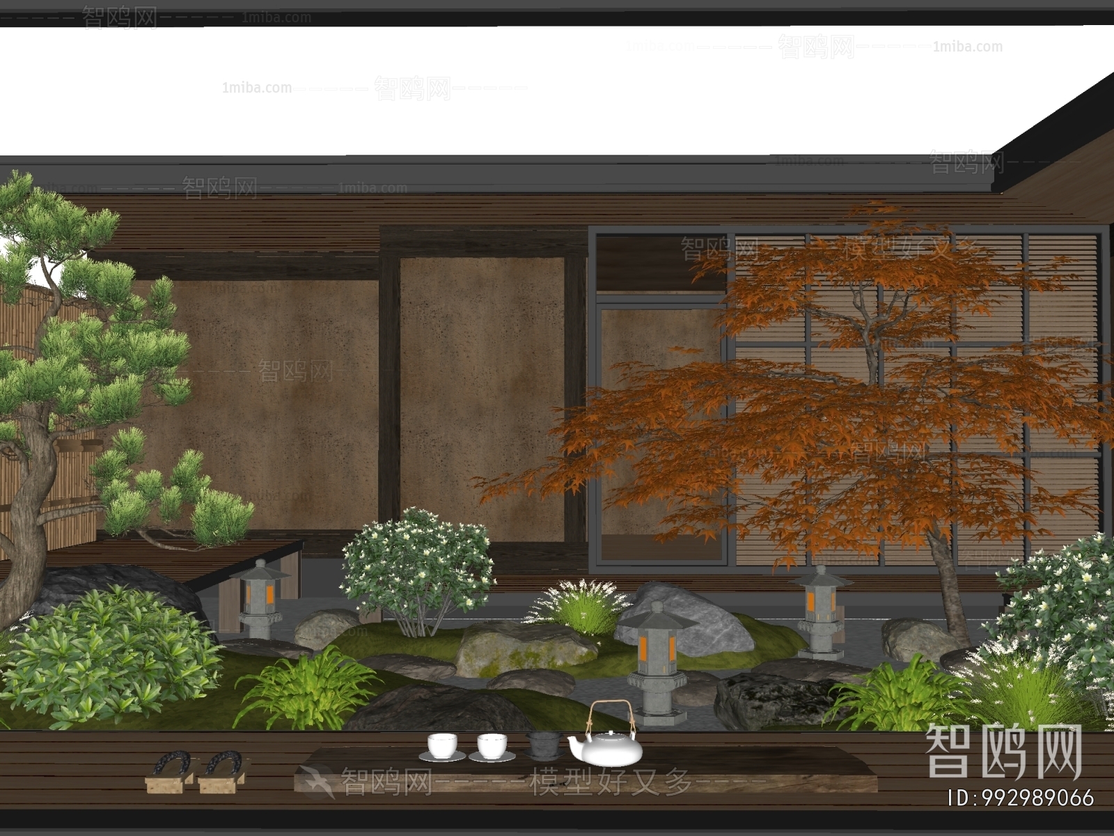 Japanese Style Courtyard/landscape