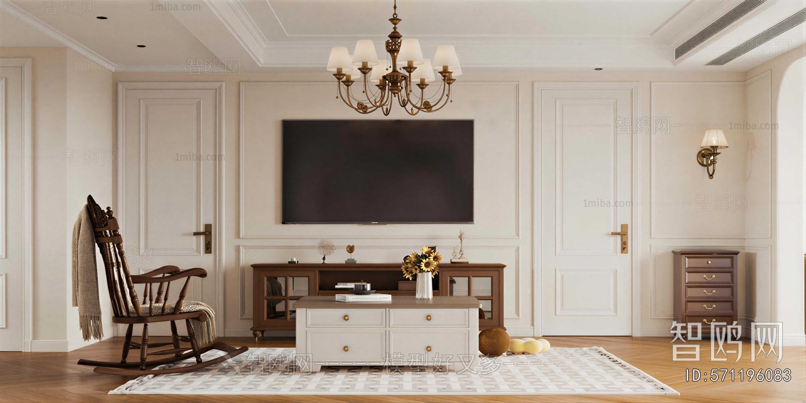 American Style A Living Room