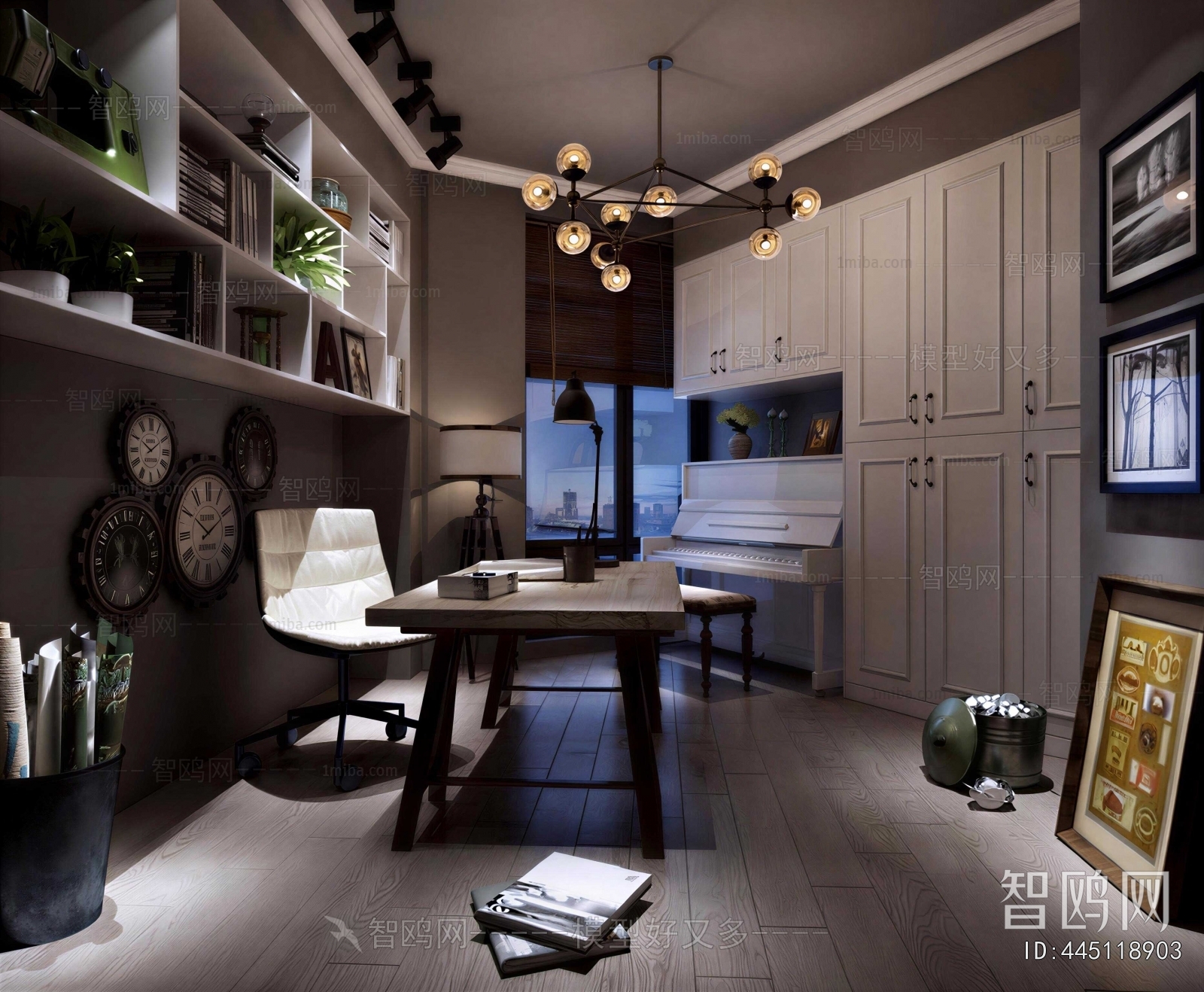 Modern Piano Room