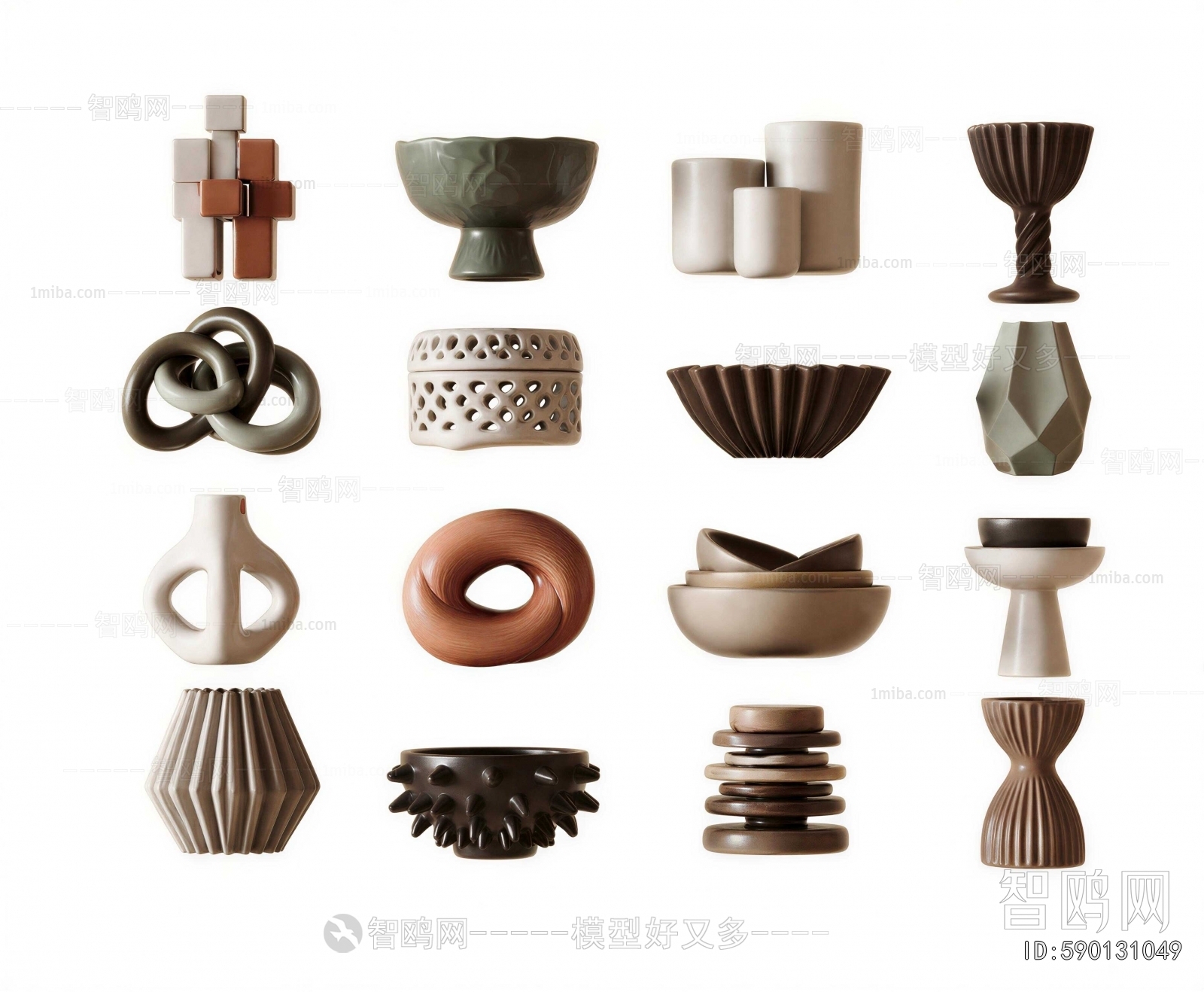Wabi-sabi Style Decorative Set