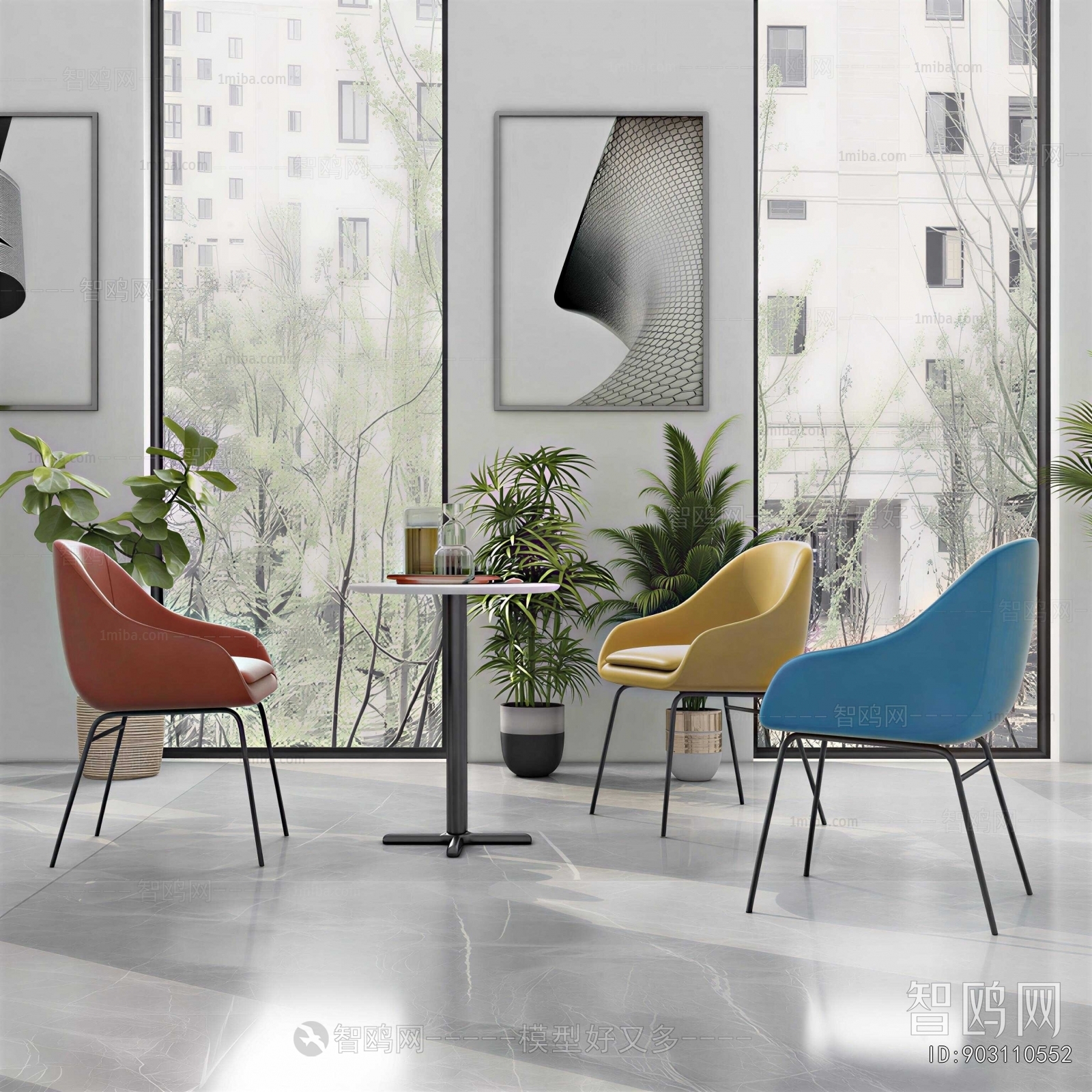 Modern Leisure Table And Chair
