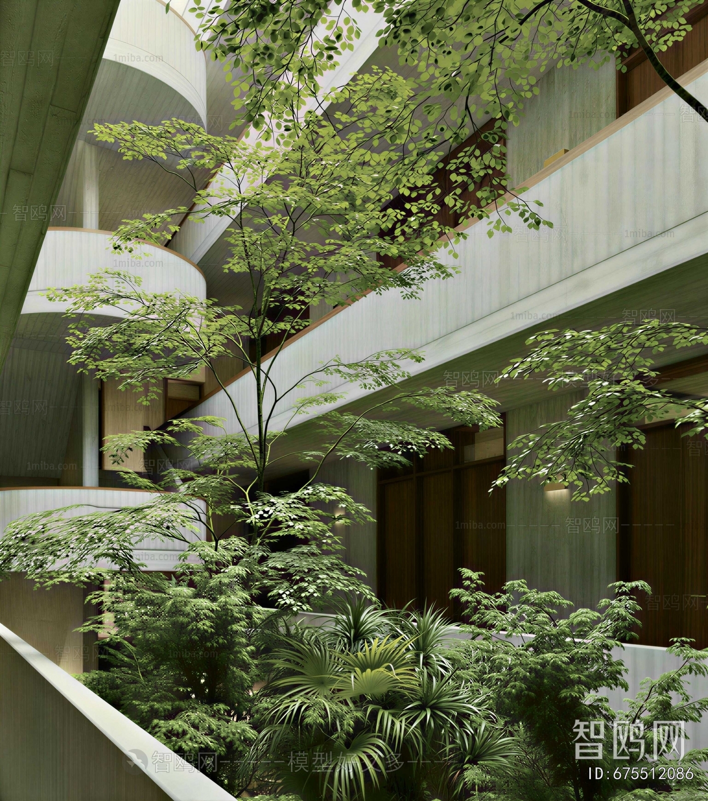 Modern Courtyard/landscape