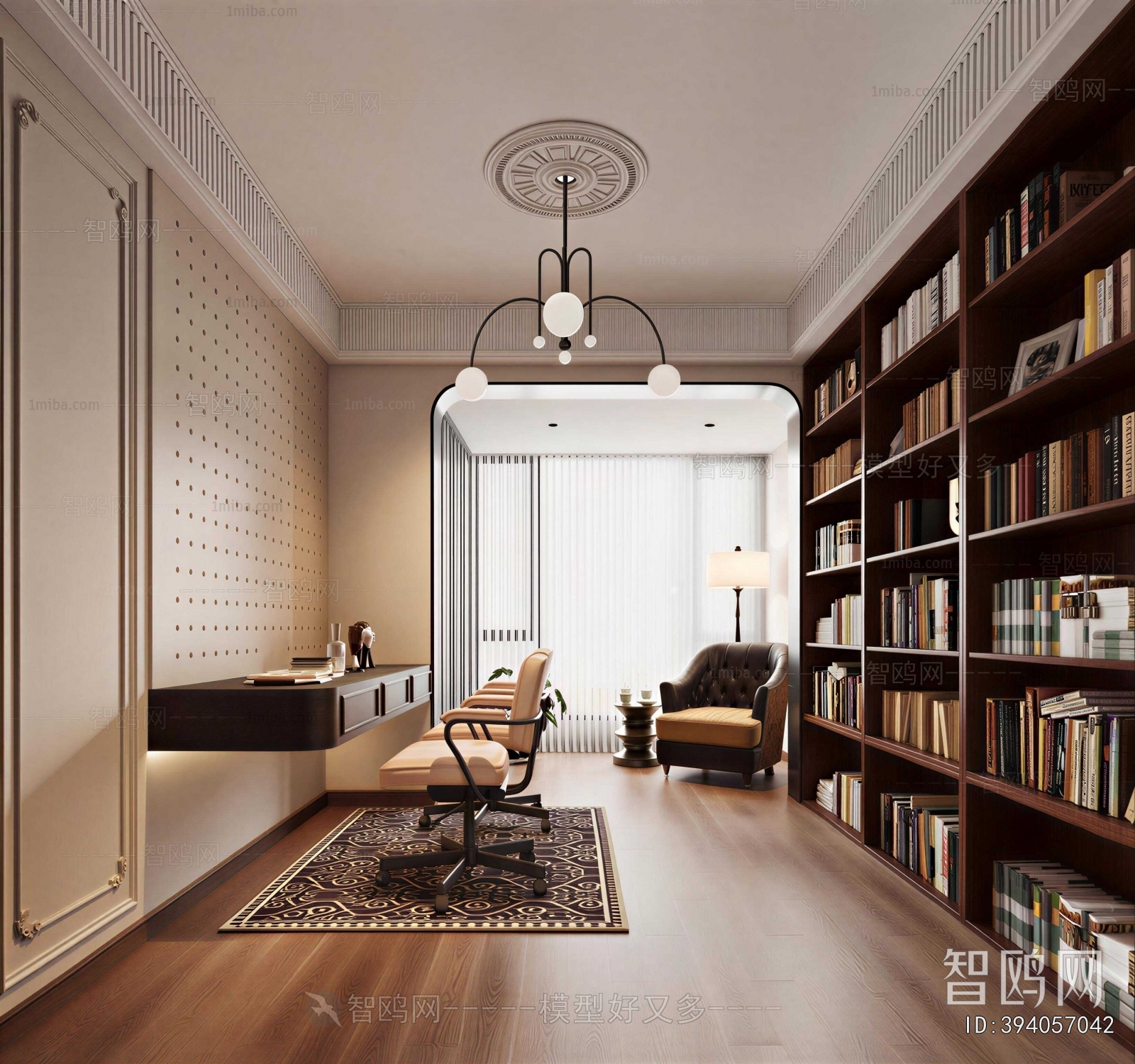 Retro Style Study Space