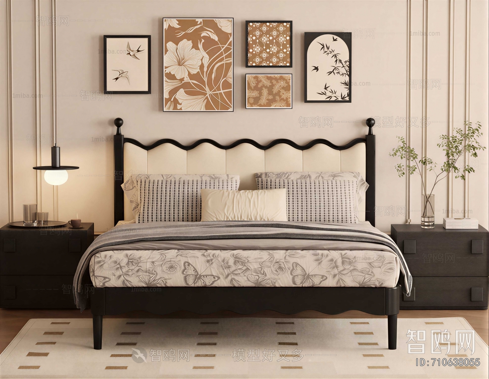 French Style Double Bed