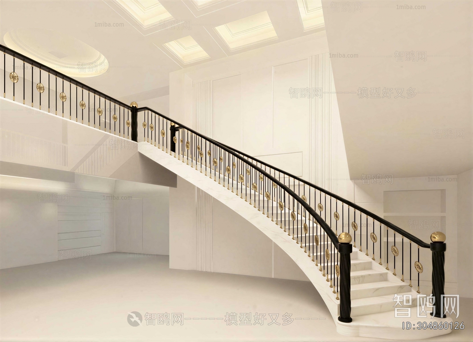 Modern Rotating Staircase