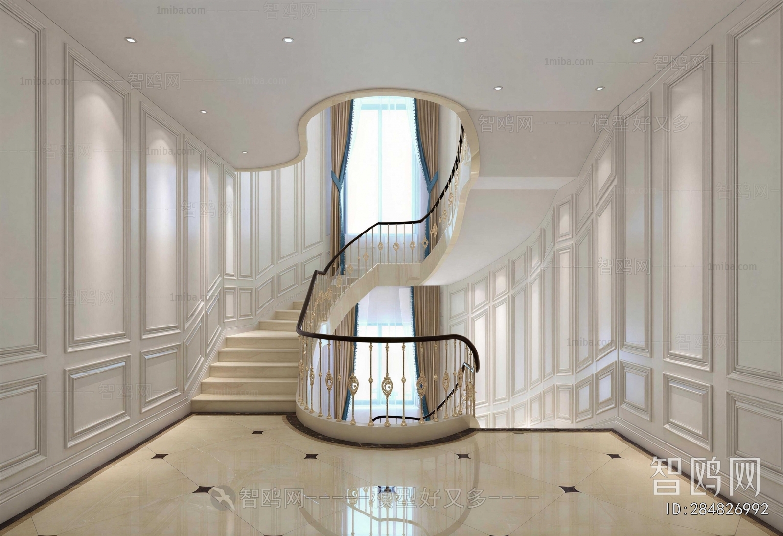 European Style Stairwell
