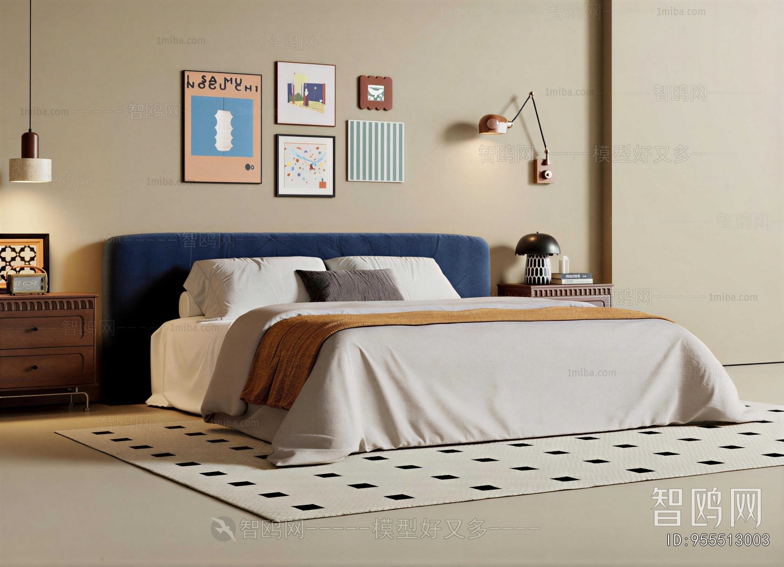 Modern Double Bed