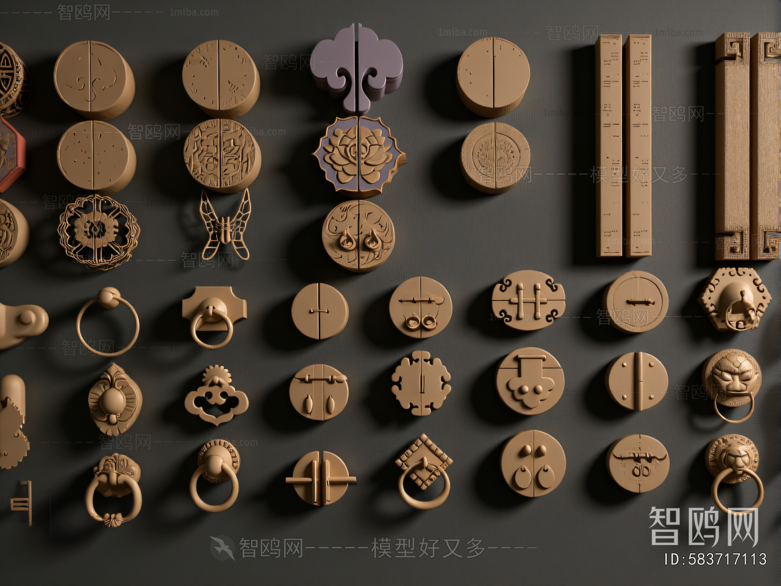 Chinese Style Door Handle
