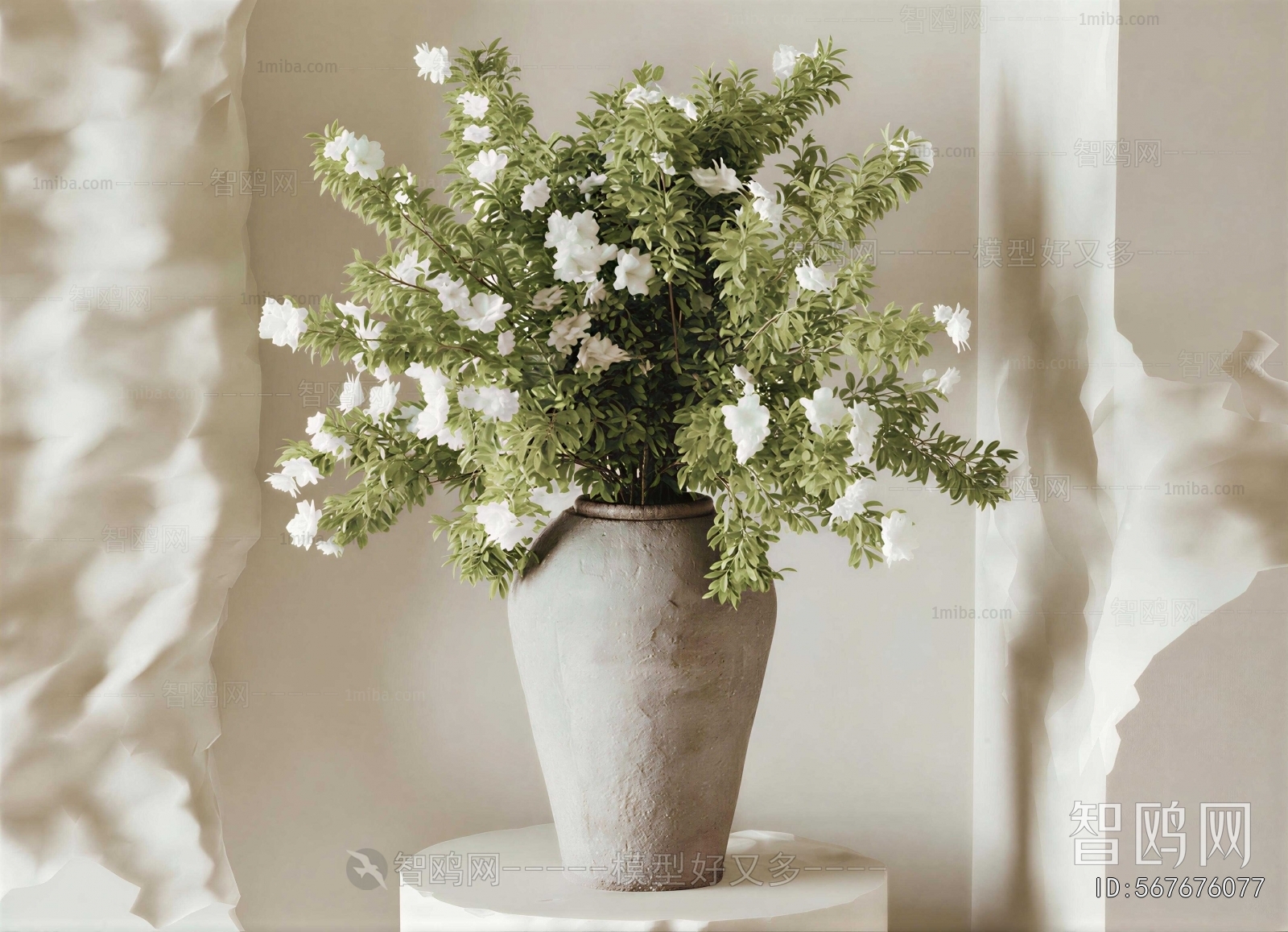 Wabi-sabi Style Flower Arrangement