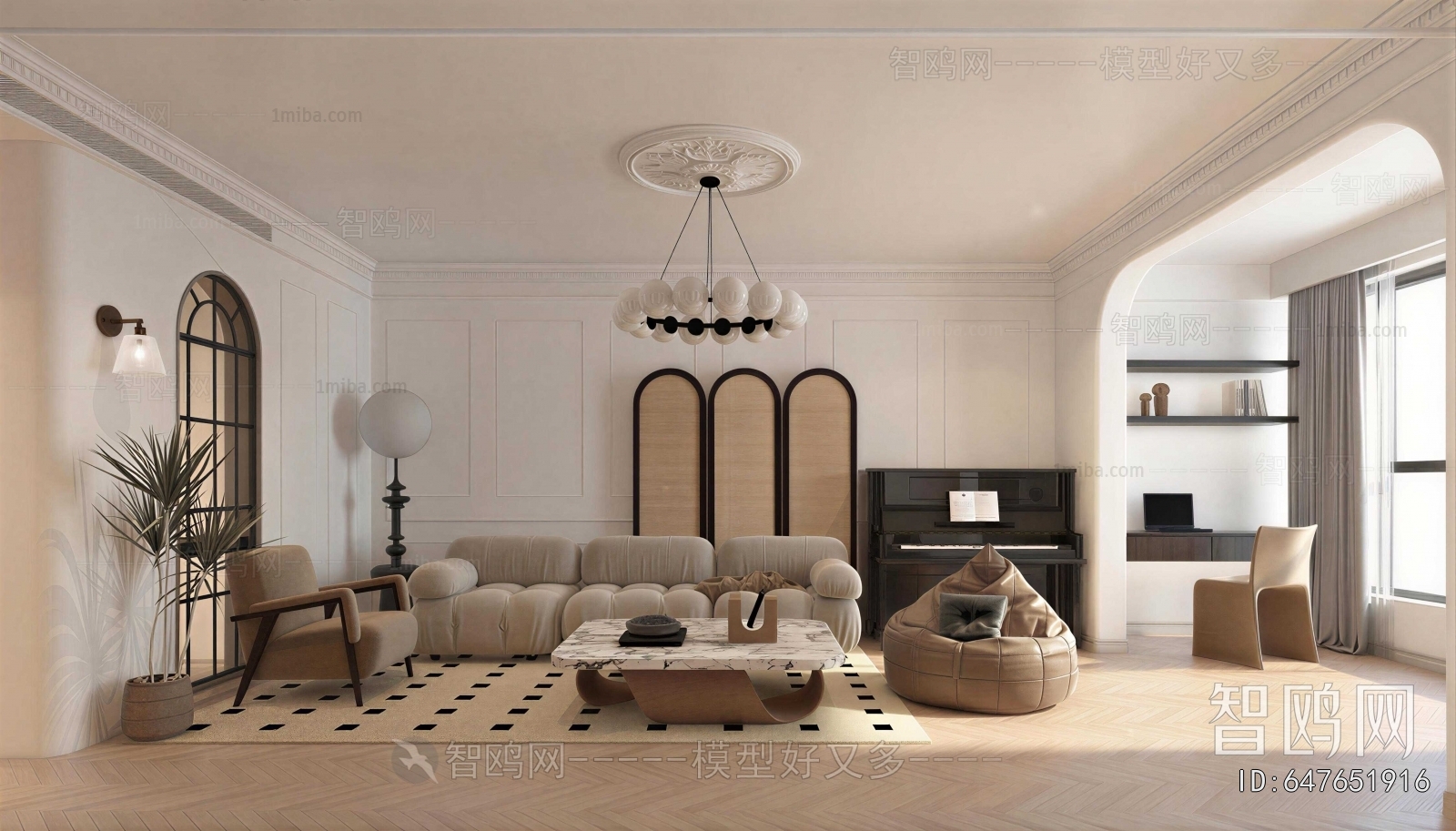French Style A Living Room