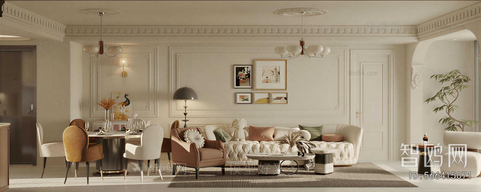 French Style A Living Room