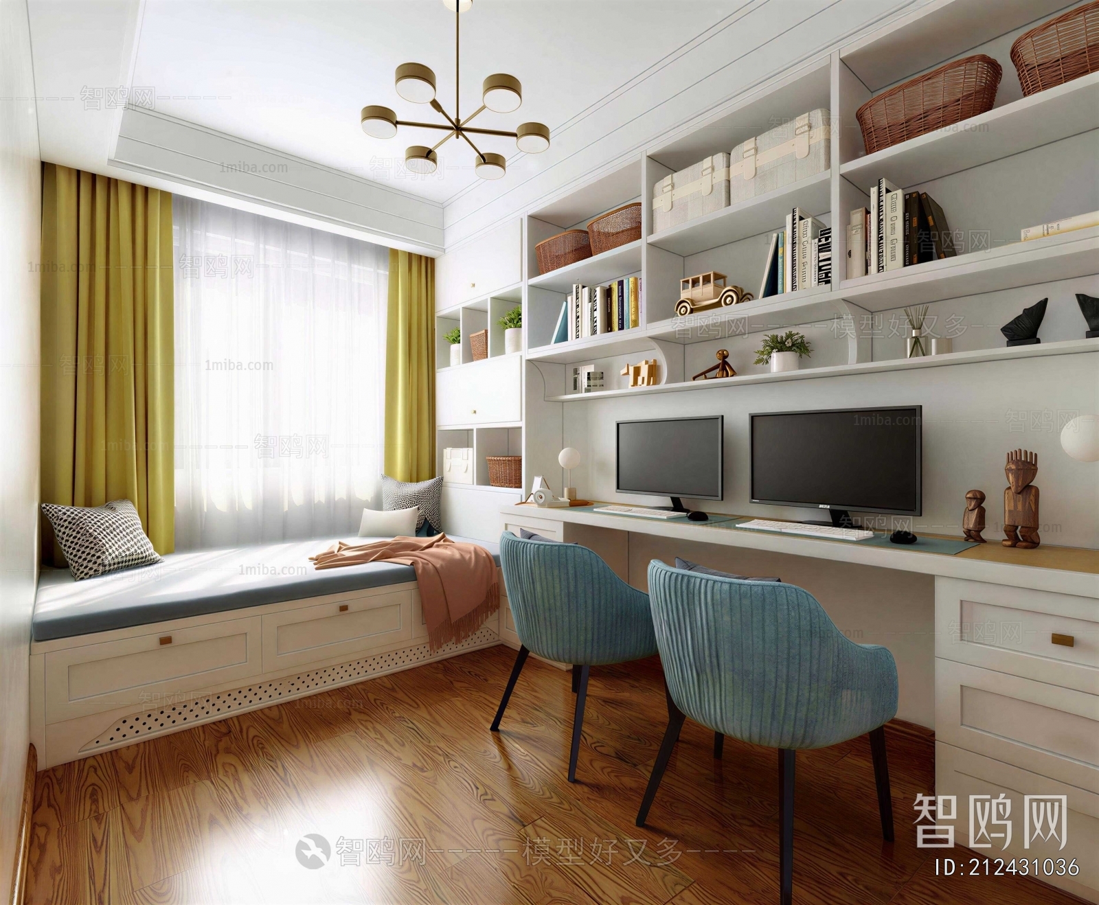 Nordic Style Study Space