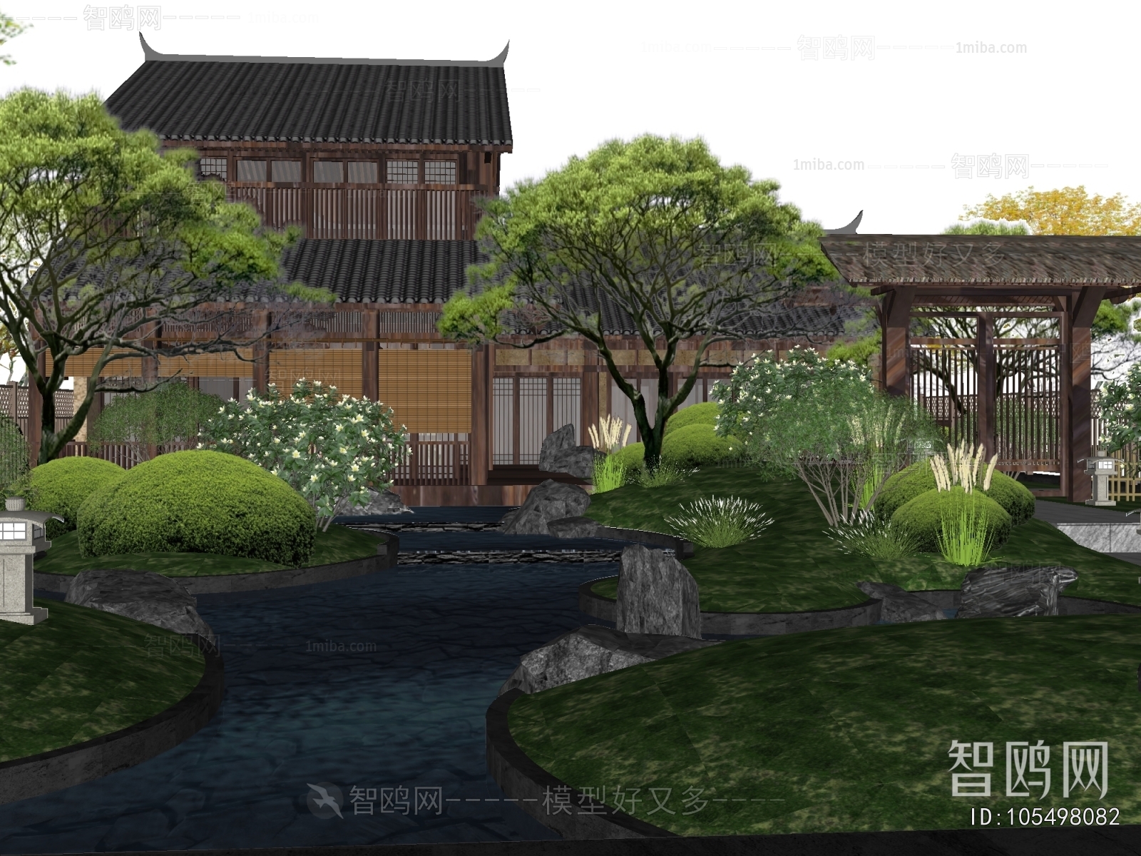 Japanese Style Courtyard/landscape