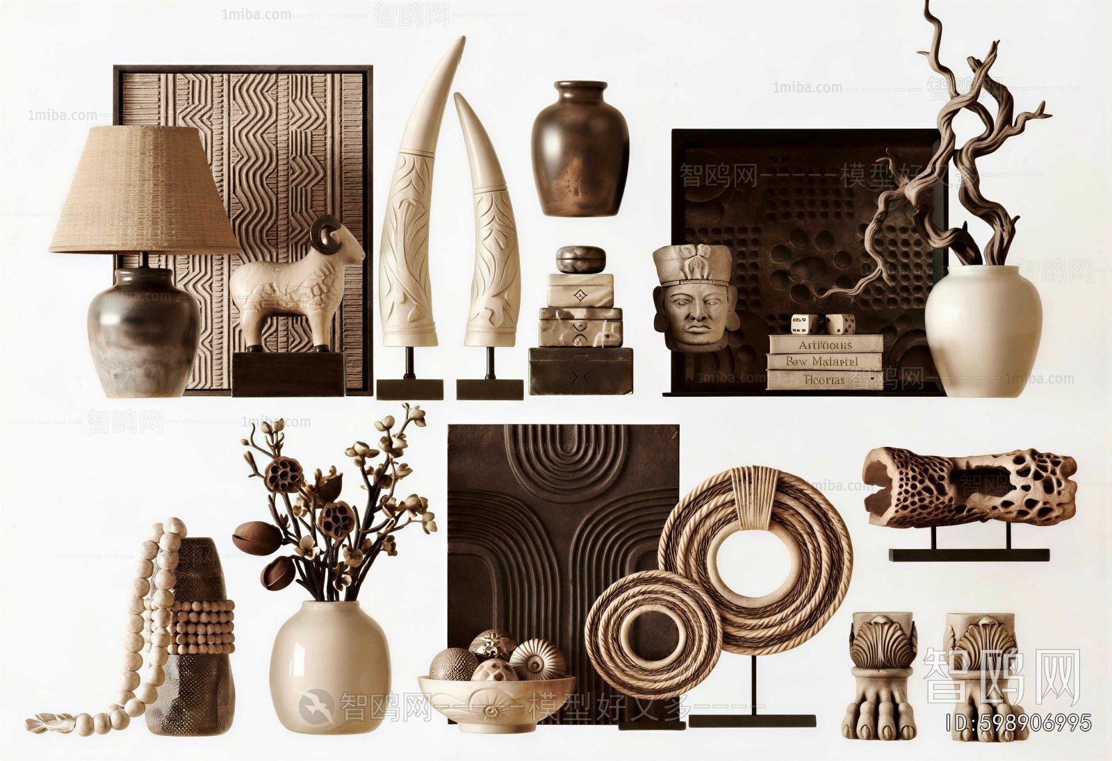 Wabi-sabi Style Decorative Set
