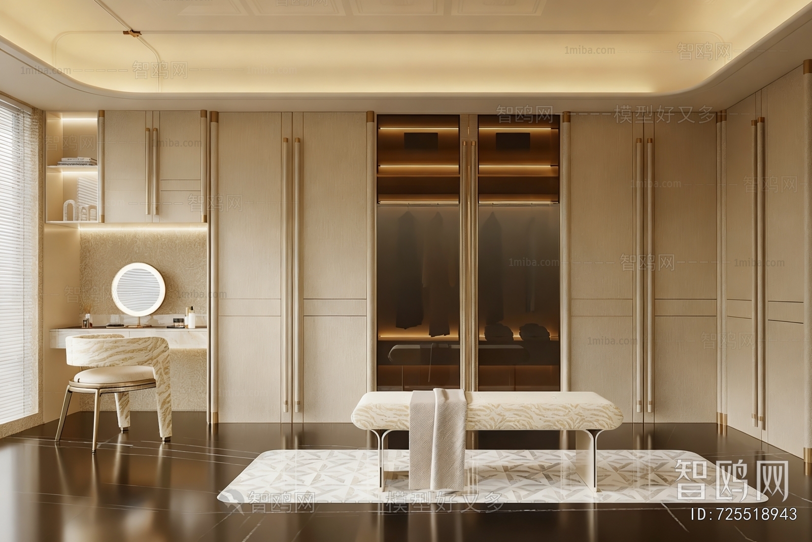 Modern Clothes Storage Area