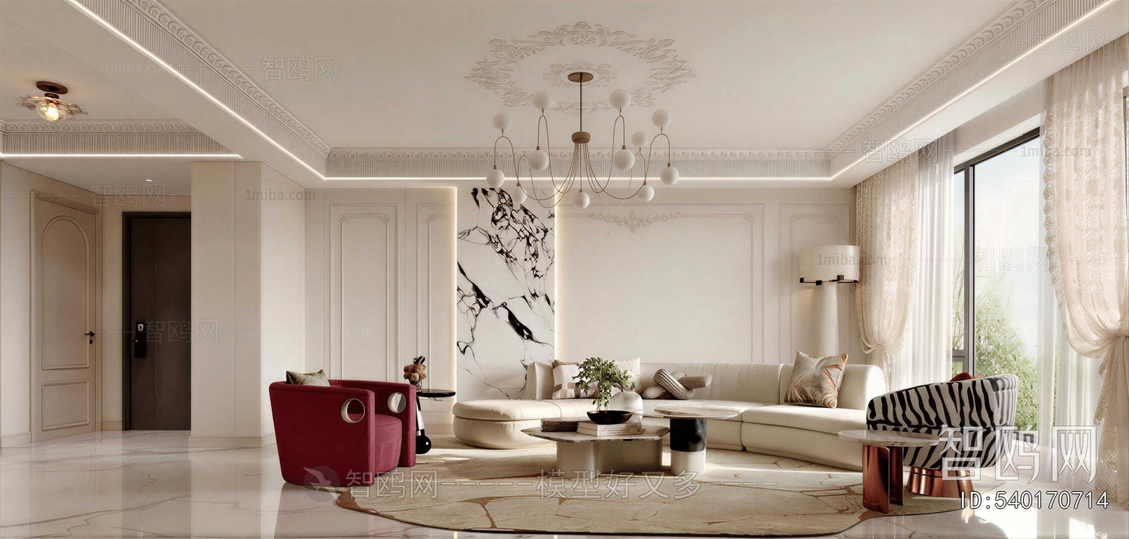 French Style A Living Room