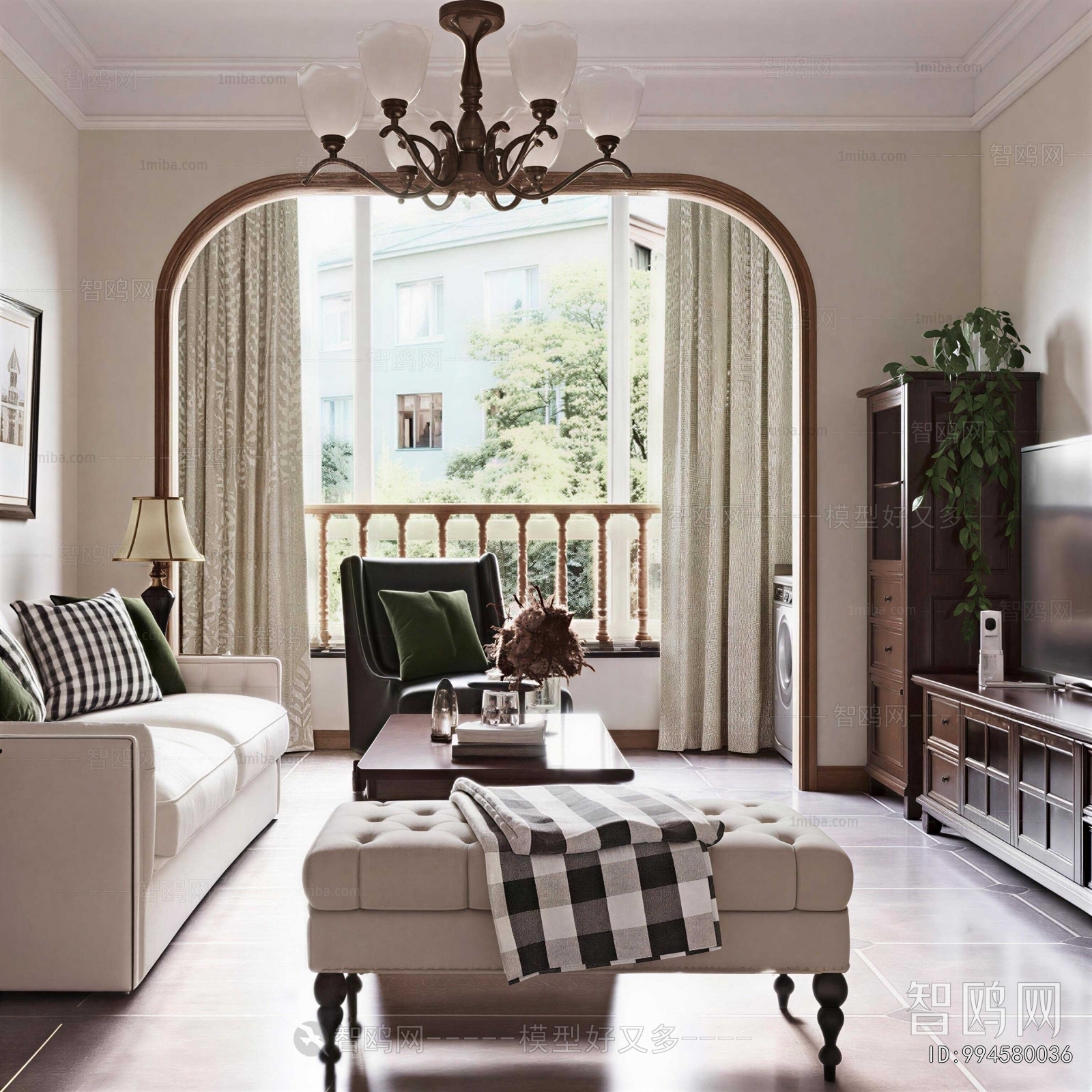 American Style A Living Room