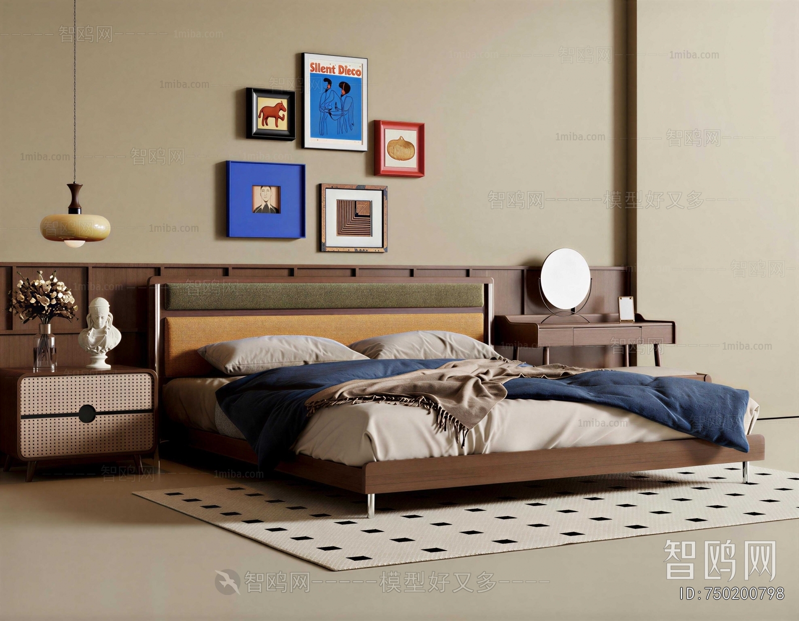 Modern Double Bed