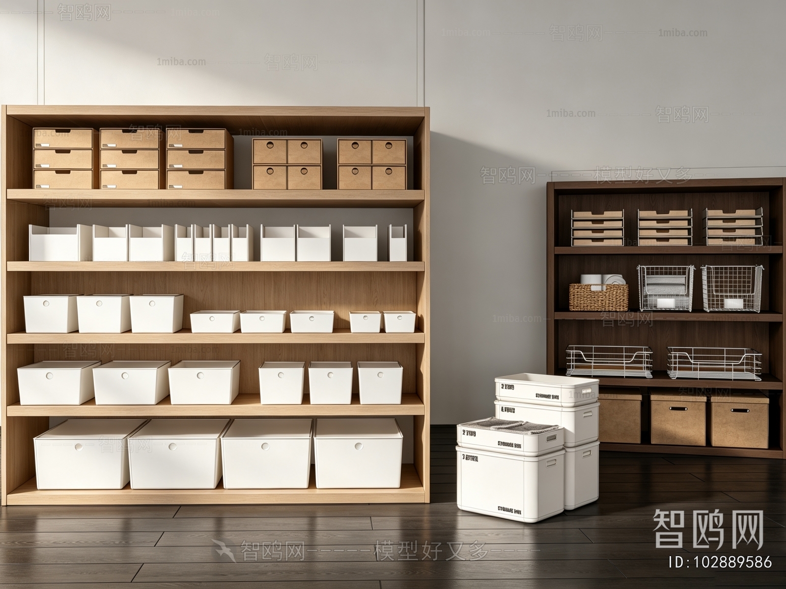 Modern Supermarket Shelf