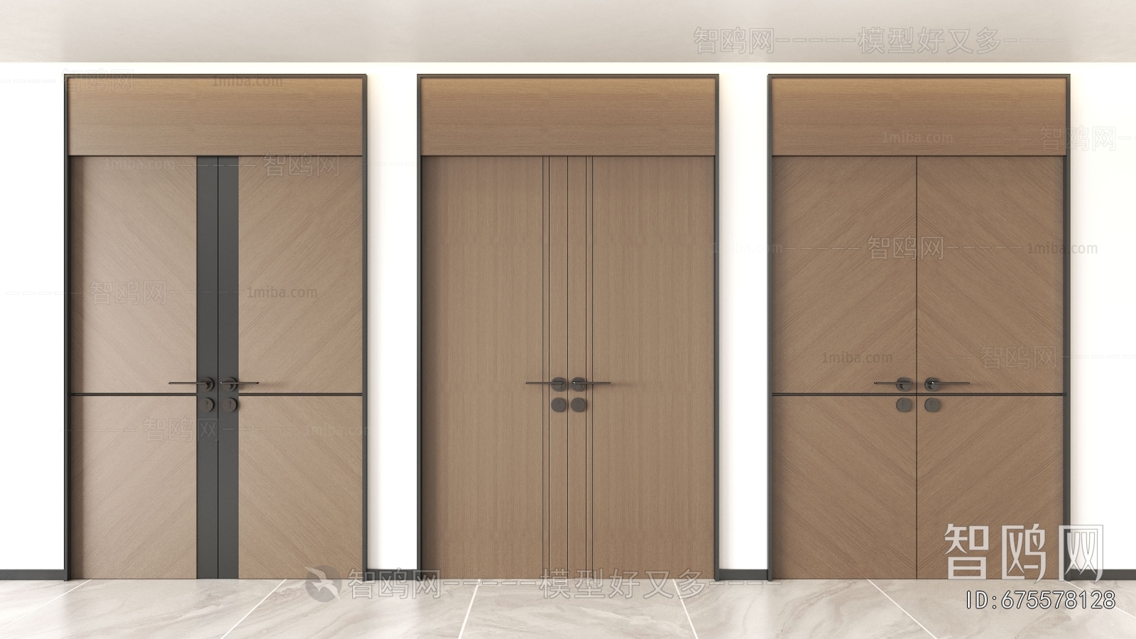 Modern Double Door