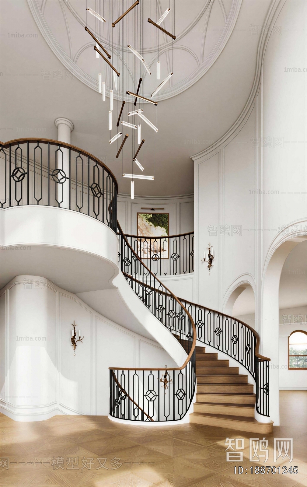 American Style Stairwell