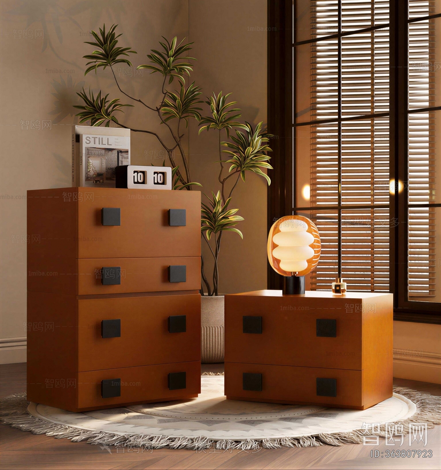 Modern Bedside Cupboard