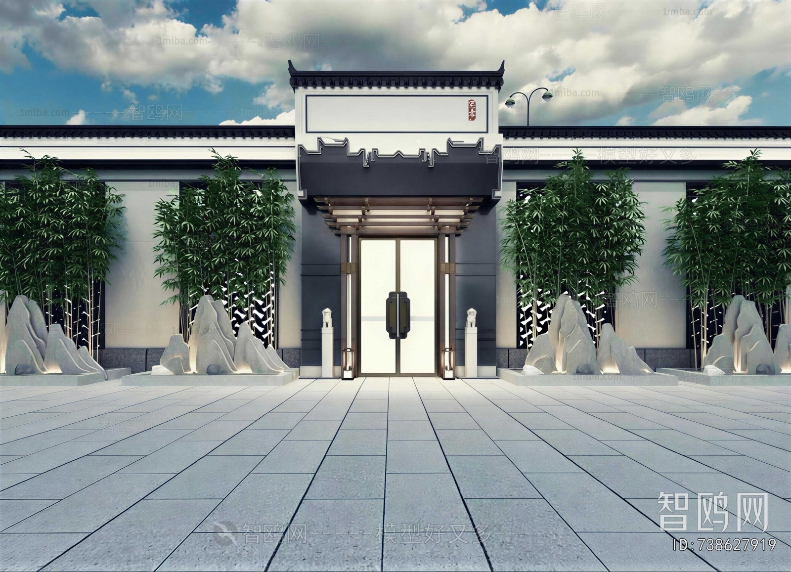 New Chinese Style Facade Element